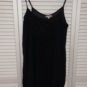Black tank top dress